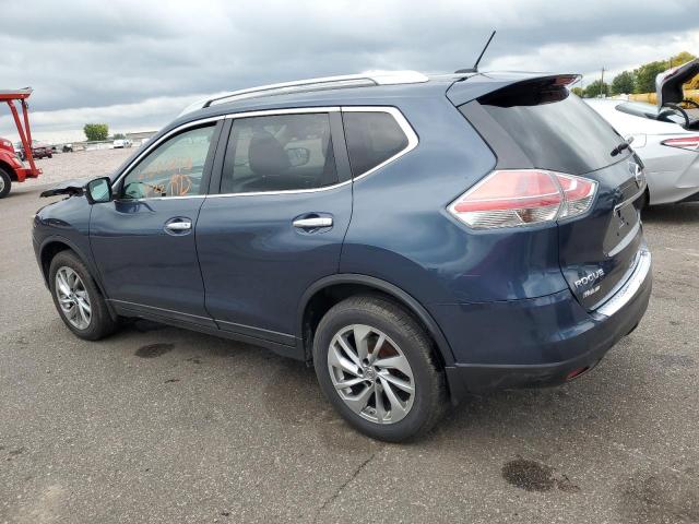 5N1AT2MV7FC761124 - 2015 NISSAN ROGUE S BLUE photo 2