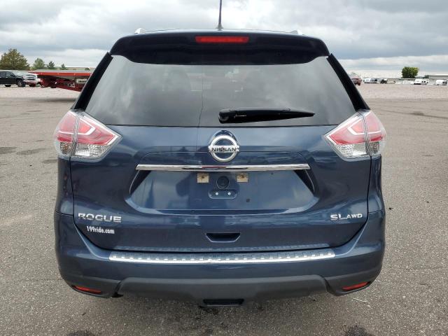 5N1AT2MV7FC761124 - 2015 NISSAN ROGUE S BLUE photo 6