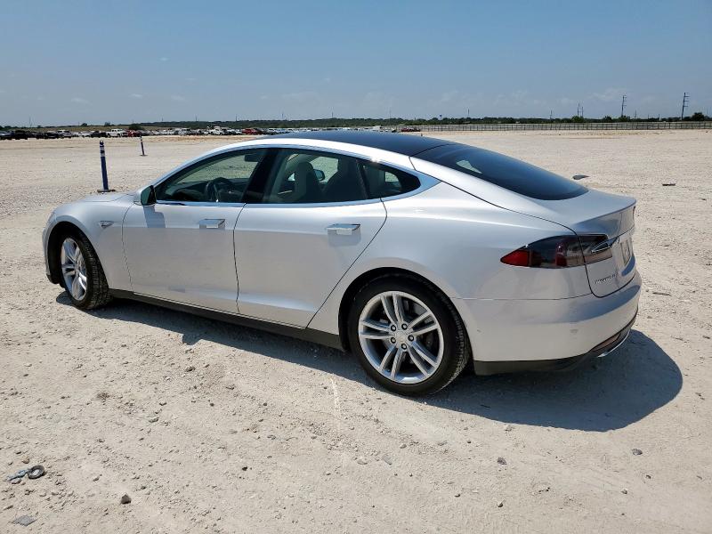 5YJSA1H16EFP35938 - 2014 TESLA MODEL S Արծաթագույն լուսանկար 2
