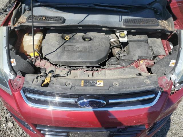 1FMCU9J93GUB10574 - 2016 FORD ESCAPE TITANIUM RED photo 12
