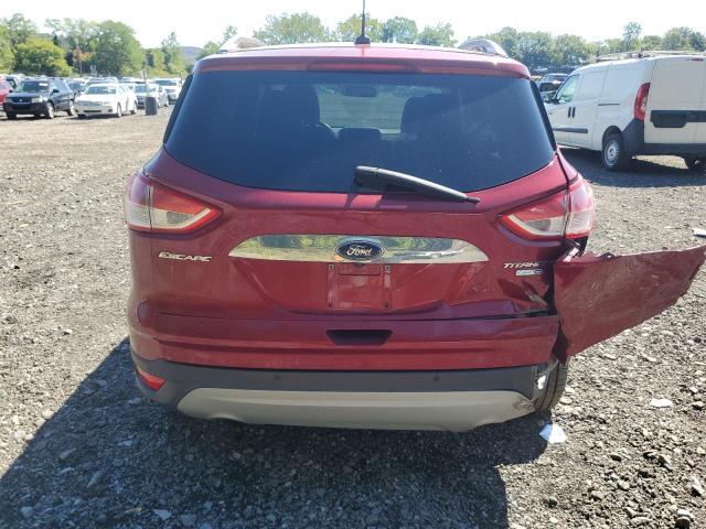 1FMCU9J93GUB10574 - 2016 FORD ESCAPE TITANIUM RED photo 6