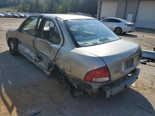 3N1CB51D13L814562 - 2003 NISSAN SENTRA XE GRAY photo 2