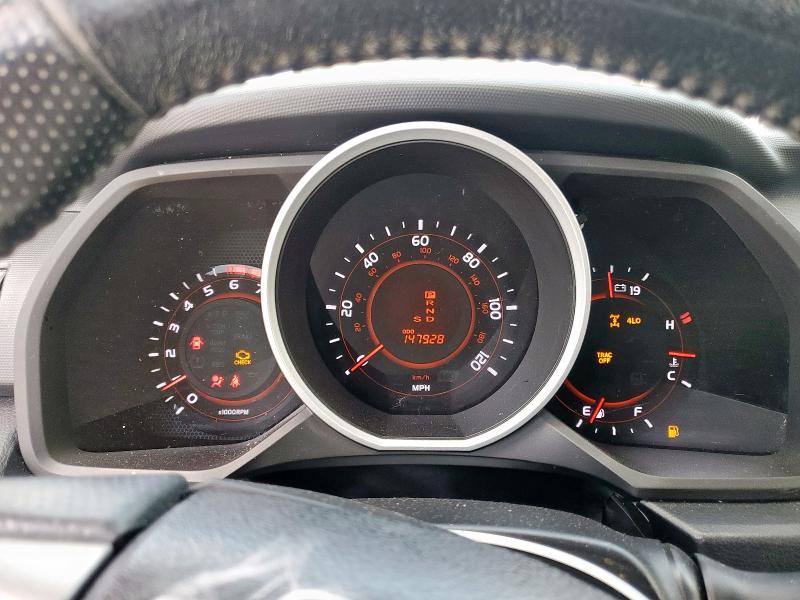 JTEBU5JR5C5106647 - 2012 TOYOTA 4RUNNER SR5 გრაფიტი ფოტო 9