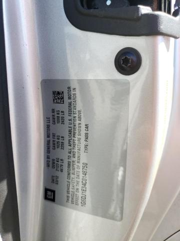 1G6DJ1E34C0148750 - 2012 CADILLAC CTS PERFORMANCE COLLECTION SILVER photo 12