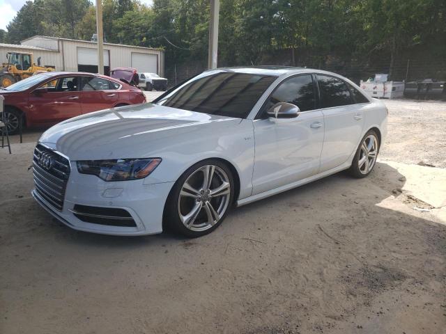 WAUF2AFC7DN151063 - 2013 AUDI S6 WHITE photo 1