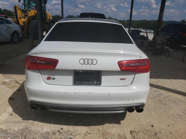 WAUF2AFC7DN151063 - 2013 AUDI S6 WHITE photo 6