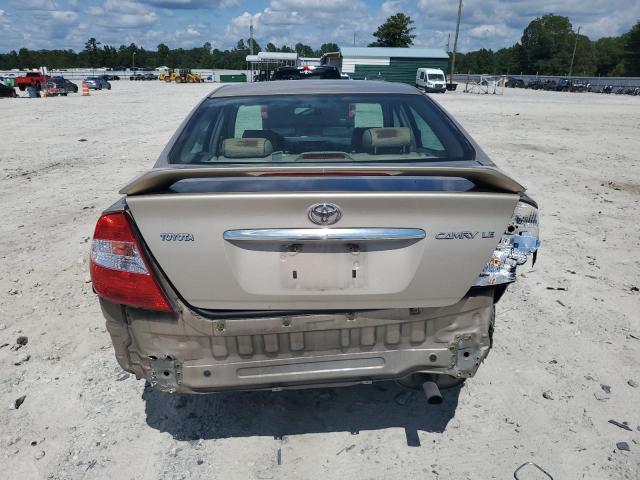 4T1BE32K33U182277 - 2003 TOYOTA CAMRY LE BEIGE photo 6