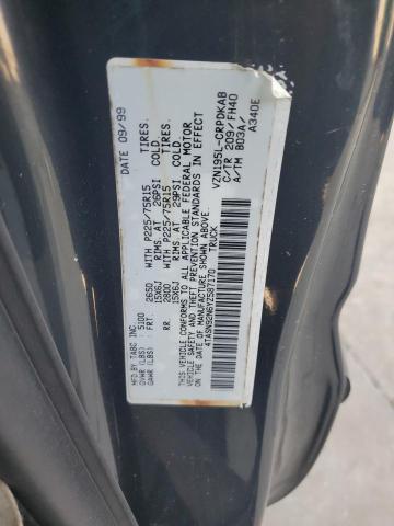 4TASN92N6YZ587170 - 2000 TOYOTA TACOMA XTRACAB PRERUNNER Чорний фото 12