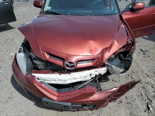 JM1BK344481172555 - 2008 MAZDA 3 HATCHBACK MAROON photo 11