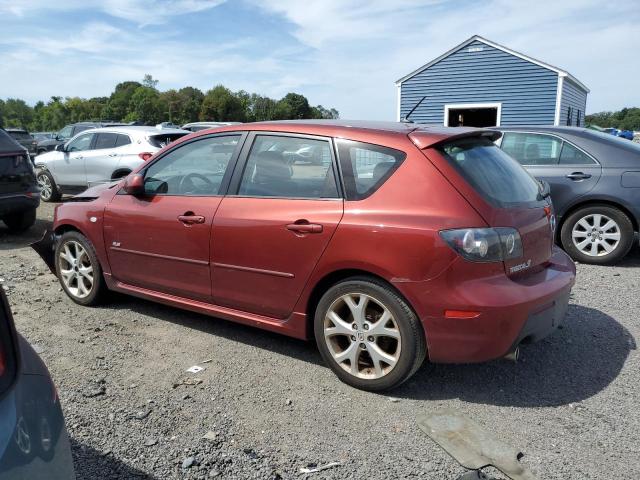 JM1BK344481172555 - 2008 MAZDA 3 HATCHBACK MAROON photo 2