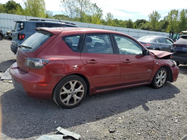 JM1BK344481172555 - 2008 MAZDA 3 HATCHBACK MAROON photo 3