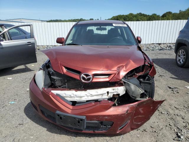 JM1BK344481172555 - 2008 MAZDA 3 HATCHBACK MAROON photo 5