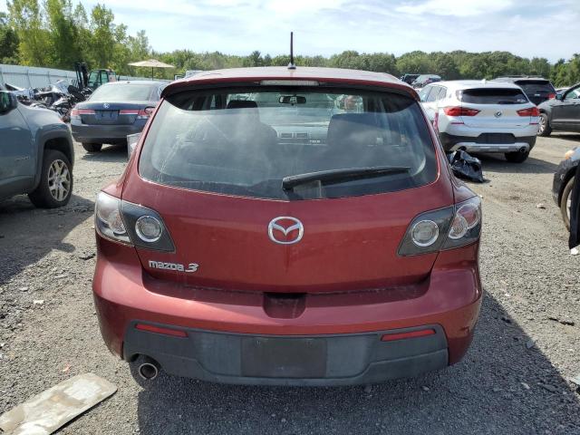 JM1BK344481172555 - 2008 MAZDA 3 HATCHBACK MAROON photo 6