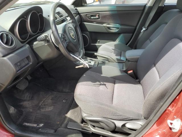 JM1BK344481172555 - 2008 MAZDA 3 HATCHBACK MAROON photo 7