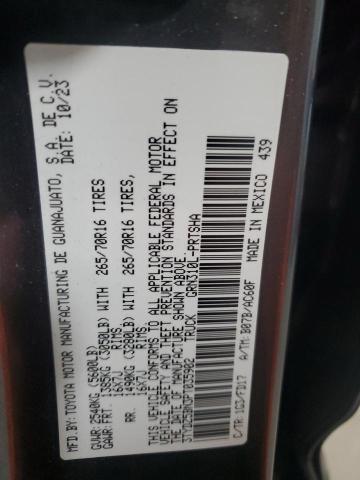 3TYDZ5BN3PT035902 - 2023 TOYOTA TACOMA DOUBLE CAB Մոխրագույն լուսանկար 12