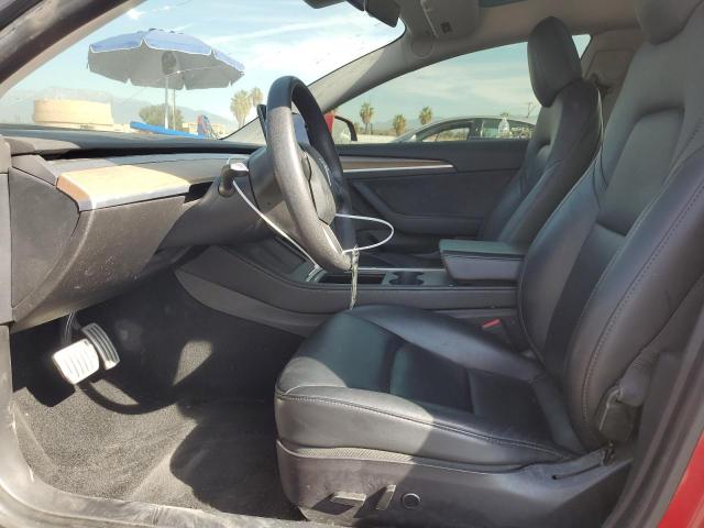 5YJ3E1EC5MF005872 - 2021 TESLA MODEL 3 წითელი ფოტო 7