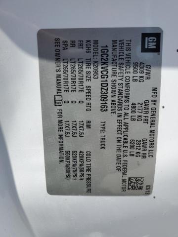 1GC2KVCG1DZ309163 - 2013 CHEVROLET SILVERADO K2500 HEAVY DUTY WHITE photo 12