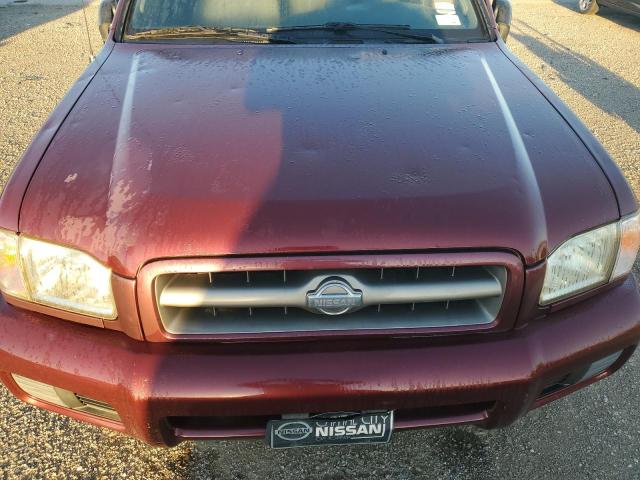 JN8DR07Y61W524520 - 2001 NISSAN PATHFINDER LE 勃艮第红 照片 12