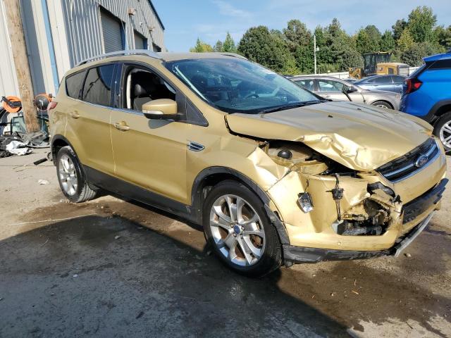 1FMCU0J95EUC21250 - 2014 FORD ESCAPE TITANIUM GOLD photo 4