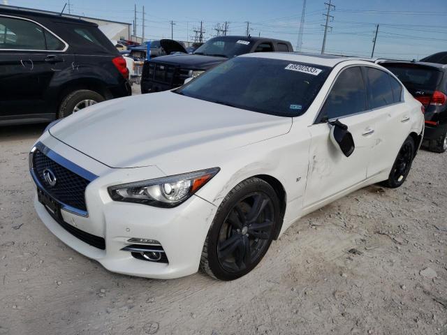 JN1BV7AR7EM704991 - 2014 INFINITI Q50 BASE WHITE photo 1