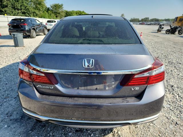 1HGCR3F08GA001916 - 2016 HONDA ACCORD EXL GRAY photo 6