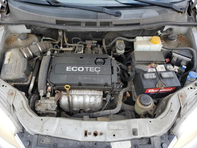 KL1TG66E59B302956 - 2009 CHEVROLET AVEO LT SILVER photo 11