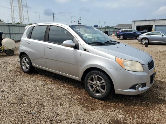 KL1TG66E59B302956 - 2009 CHEVROLET AVEO LT SILVER photo 4