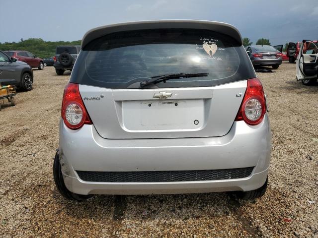 KL1TG66E59B302956 - 2009 CHEVROLET AVEO LT SILVER photo 6