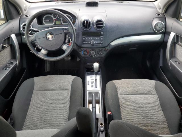 KL1TG66E59B302956 - 2009 CHEVROLET AVEO LT SILVER photo 8