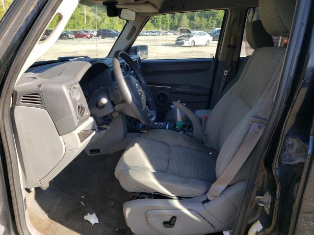 1J8HG48K76C145001 - 2006 JEEP COMMANDER 黑色 照片 7