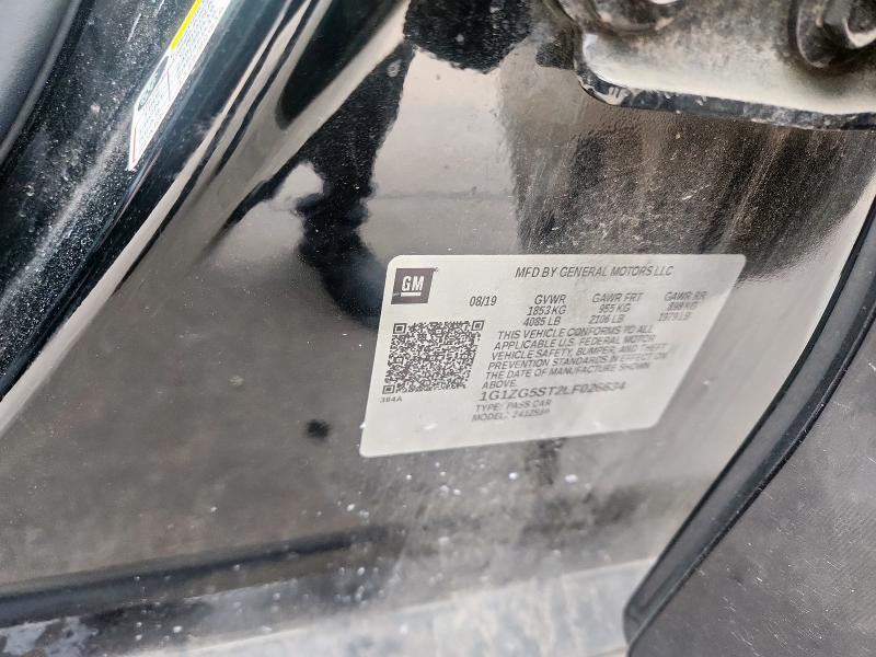 1G1ZG5ST2LF026634 - 2020 CHEVROLET MALIBU RS BLACK photo 12