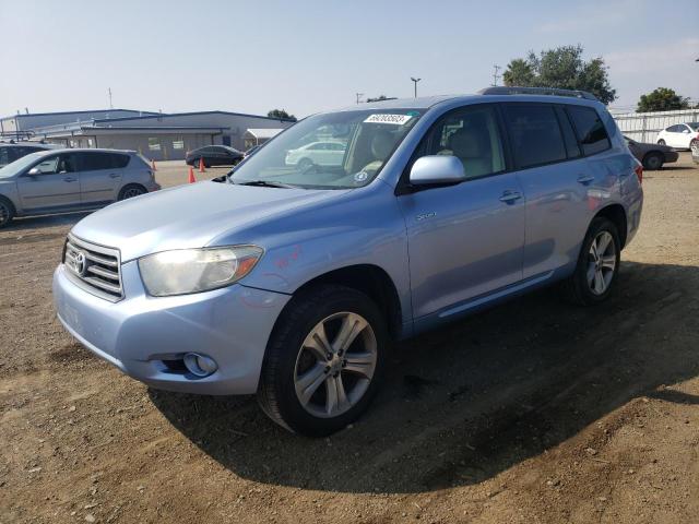 JTEDS43AX82065053 - 2008 TOYOTA HIGHLANDER SPORT BLUE photo 1