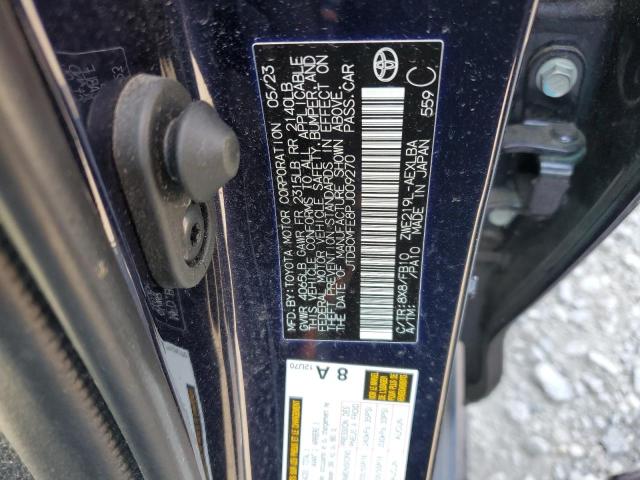 JTDBCMFE8PJ009270 - 2023 TOYOTA COROLLA LE Mavi foto 12