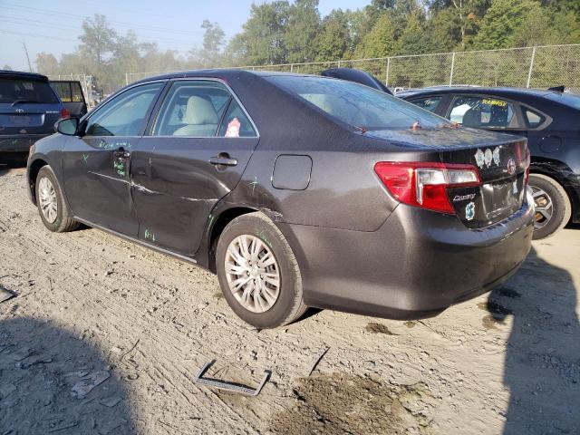 4T4BF1FK2ER444357 - 2014 TOYOTA CAMRY L GRAY photo 2