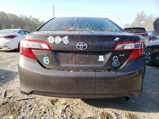 4T4BF1FK2ER444357 - 2014 TOYOTA CAMRY L GRAY photo 6