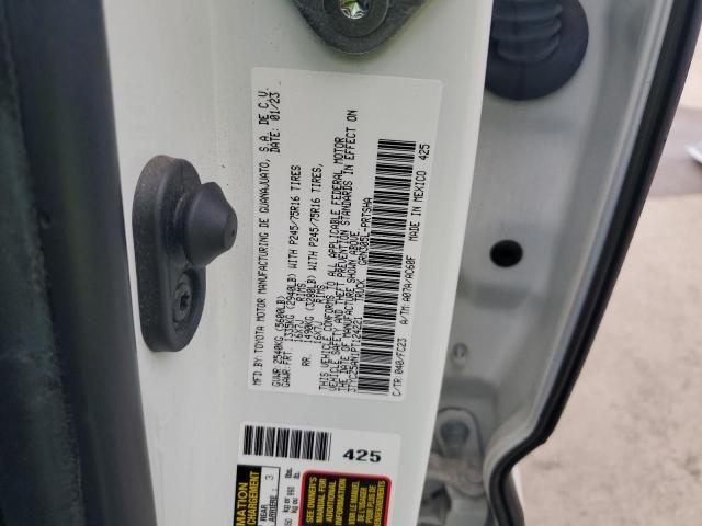 3TYCZ5AN1PT124221 - 2023 TOYOTA TACOMA DOUBLE CAB WHITE photo 13