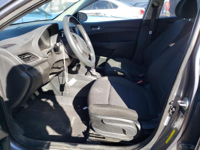 3KPC24A35JE032412 - 2018 HYUNDAI ACCENT SE GRAY photo 7