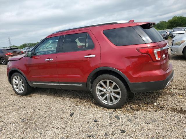 1FM5K8F82HGC70261 - 2017 FORD EXPLORER LIMITED MAROON photo 2