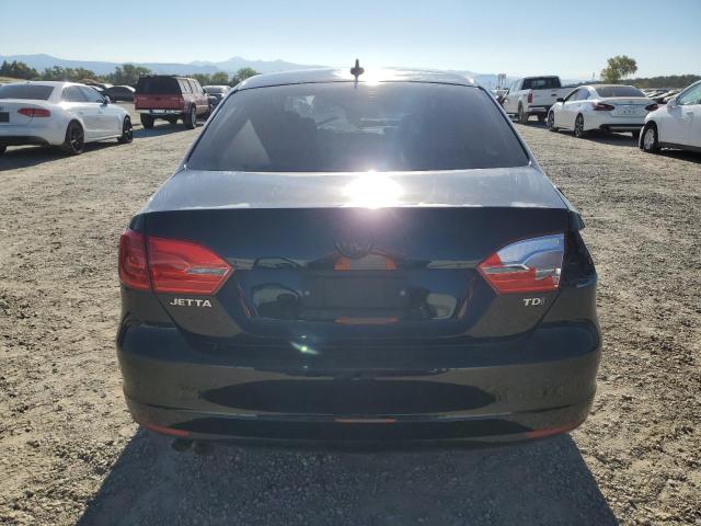 3VWLL7AJ7EM365653 - 2014 VOLKSWAGEN JETTA TDI BLACK photo 6