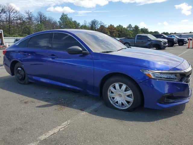 1HGCV2F32MA033904 - 2021 HONDA ACCORD SPORT Көк фото 4