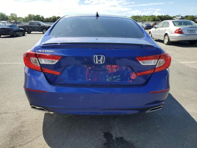 1HGCV2F32MA033904 - 2021 HONDA ACCORD SPORT Көк фото 6