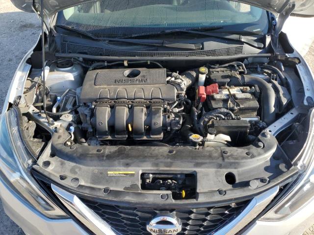 3N1AB7APXKY306248 - 2019 NISSAN SENTRA S SILVER photo 11