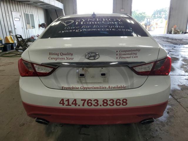 5NPEC4AB9DH510764 - 2013 HYUNDAI SONATA SE WHITE photo 6