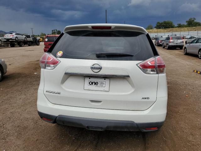 KNMAT2MVXGP737897 - 2016 NISSAN ROGUE S WHITE photo 6