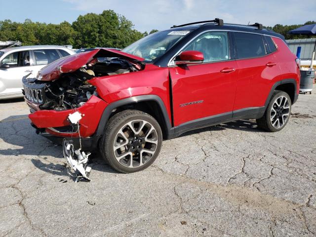3C4NJDCB3JT374744 - 2018 JEEP COMPASS 4D LIMITED RED photo 1