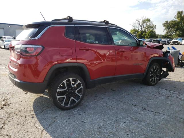 3C4NJDCB3JT374744 - 2018 JEEP COMPASS 4D LIMITED RED photo 3