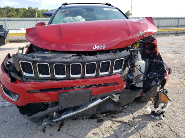 3C4NJDCB3JT374744 - 2018 JEEP COMPASS 4D LIMITED RED photo 5