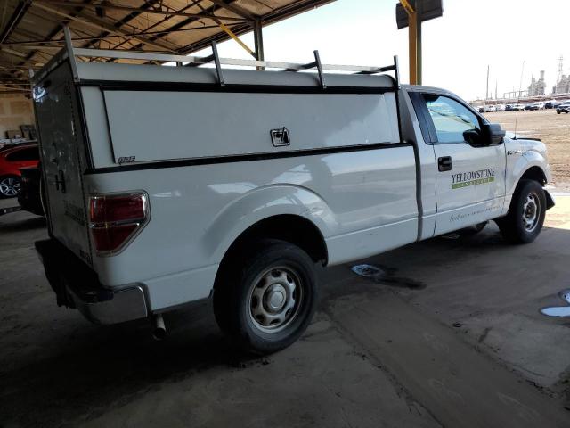 1FTNF1CFXEKD64609 - 2014 FORD F150 WHITE photo 3