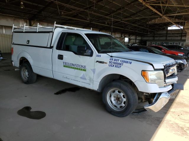 1FTNF1CFXEKD64609 - 2014 FORD F150 WHITE photo 4
