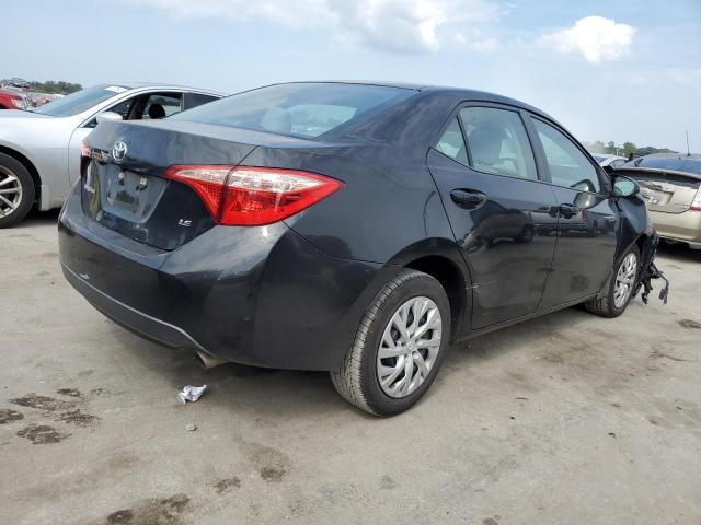 5YFBURHE0JP744724 - 2018 TOYOTA COROLLA L BLACK photo 3